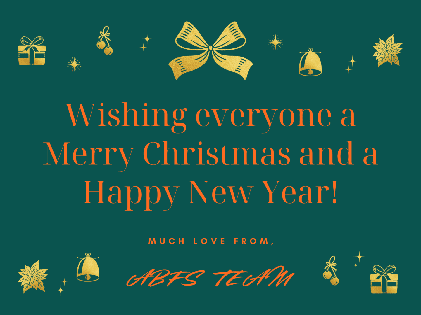 Merry Christmas and a Happy New Year!