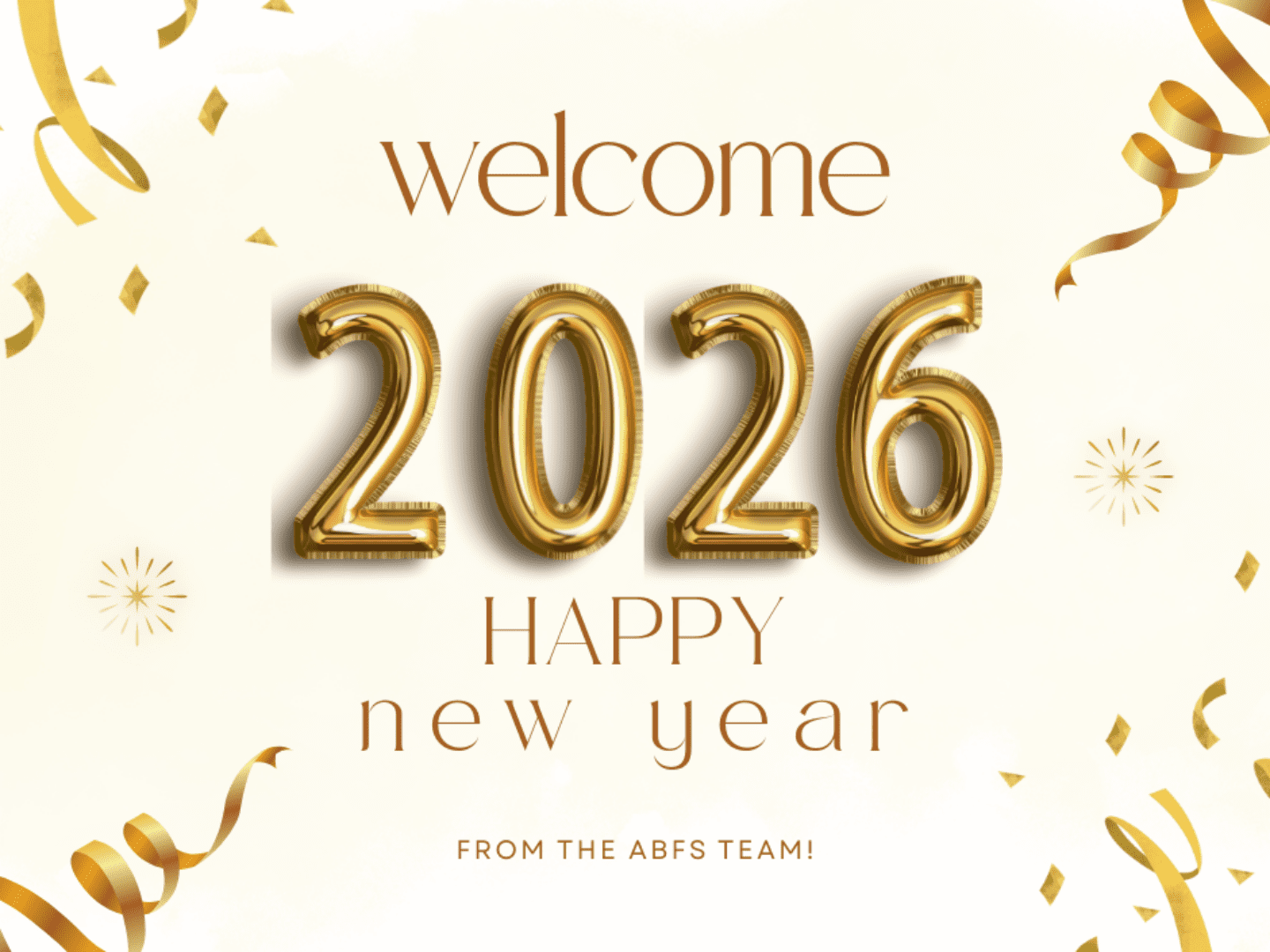 Happy New Year from the ABFS Team!